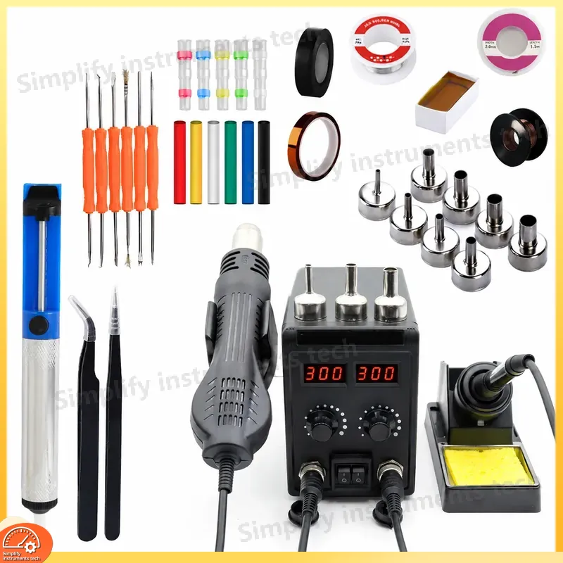 8586D Soldering Station 2 in 1 - 2 In 1 Soldering Rework Station 750W 评论和价格