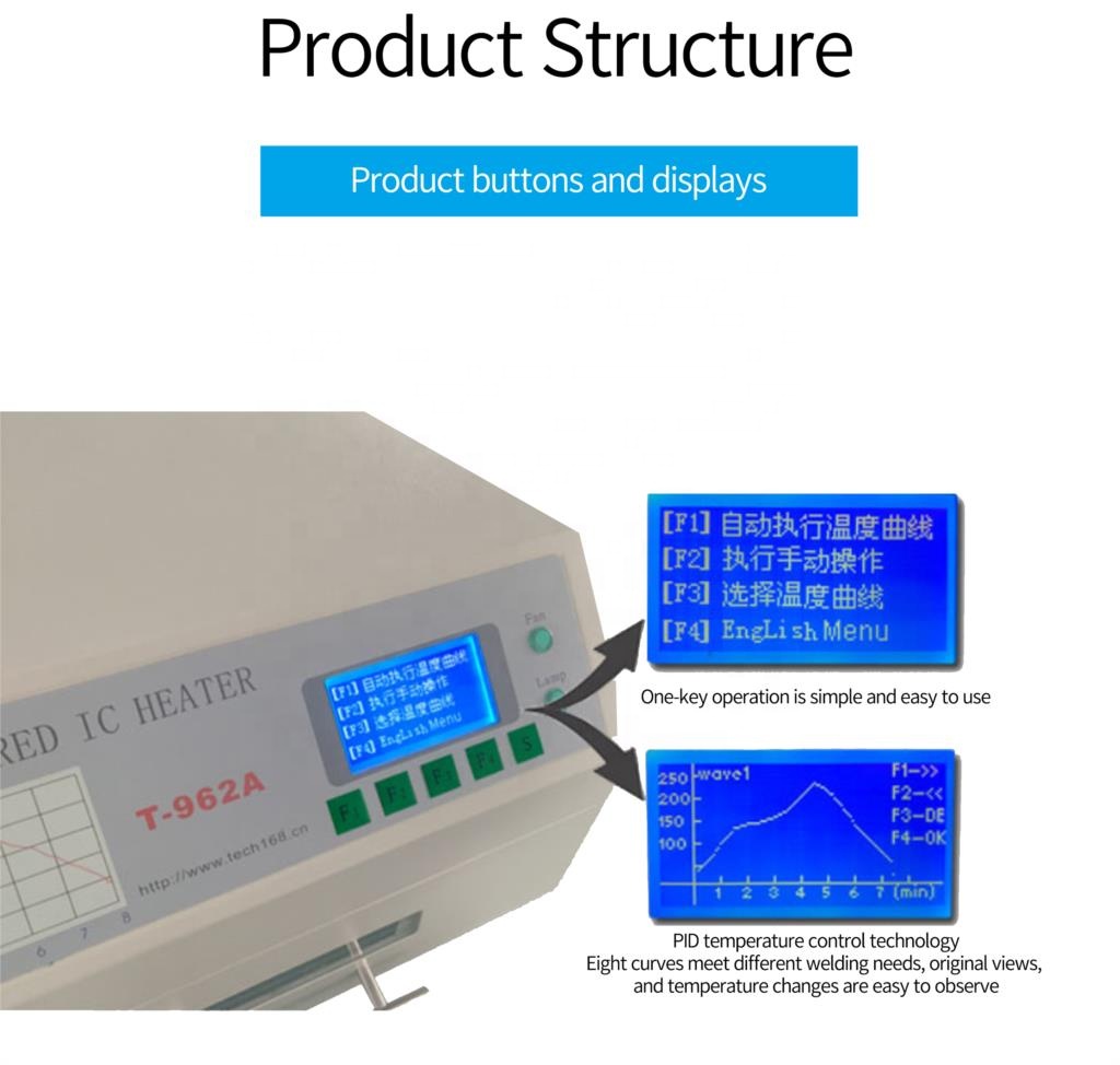 T-962 Desktop Infrared IC Heat - Infrared Bga Rework Station 评论和价格