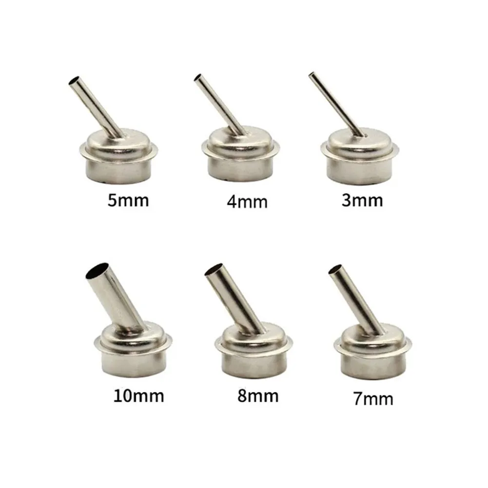 6pcs Stainless Steel Bent Curv - Hot Air Rework Station 861Dw 评论和价格